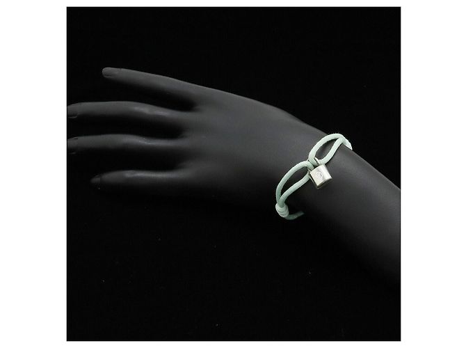 Bracciale Louis Vuitton Silver Lockit Doudou Louis SV925 Verde - vista 6