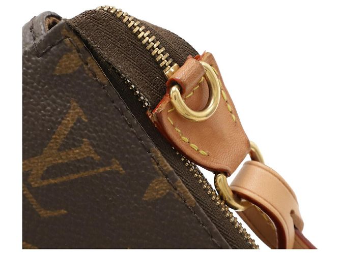 Borsa 2 in 1 Pochette Accessoires Monogram Louis Vuitton Marrone - vista 6