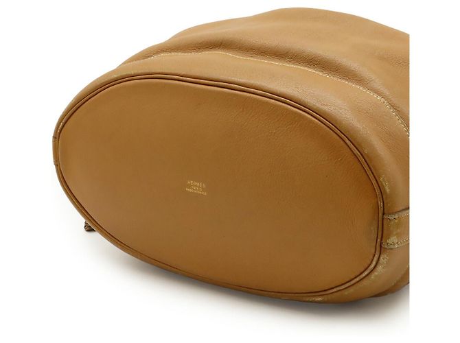 Borsa a Spalla Hermès Market GM in Togo Metallico Bronzo - vista 9
