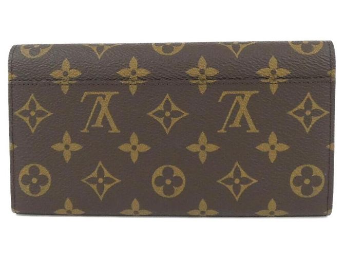 Portafoglio Lungo Monogramma Sarah di Louis Vuitton Marrone - vista 2