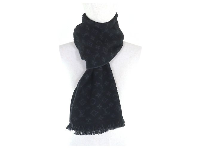 Sciarpa in lana Monogram Louis Vuitton Nero - vista 2