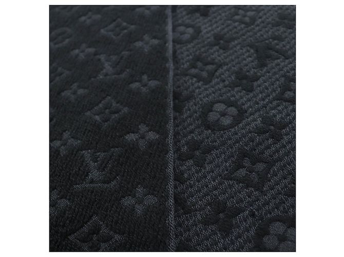 Sciarpa in lana Monogram Louis Vuitton Nero - vista 4