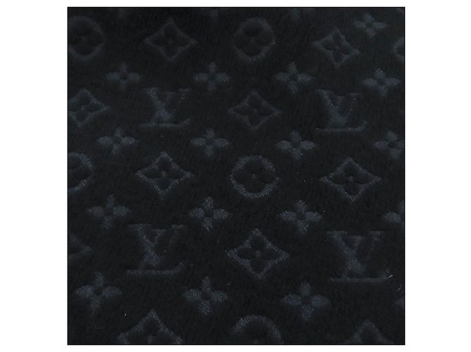 Sciarpa in lana Monogram Louis Vuitton Nero - vista 5