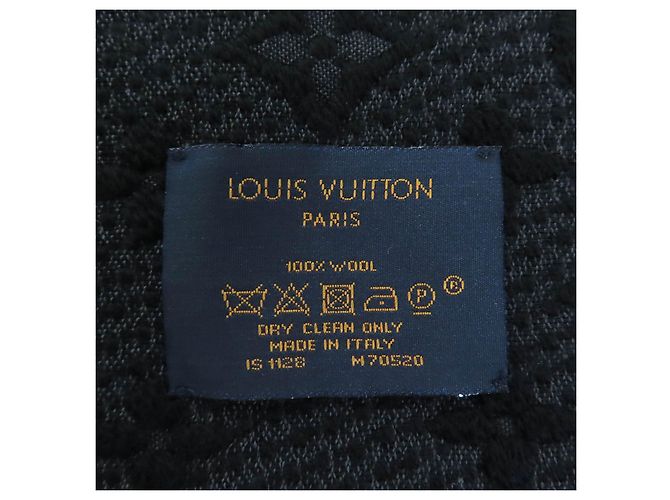 Sciarpa in lana Monogram Louis Vuitton Nero - vista 6