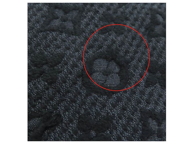 Sciarpa in lana Monogram Louis Vuitton Nero - vista 7