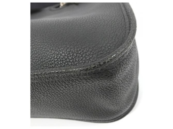 Borsa a Spalla Hermès Vespa GM in Togo Nero - vista 3