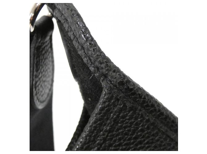 Borsa a Spalla Hermès Vespa GM in Togo Nero - vista 5