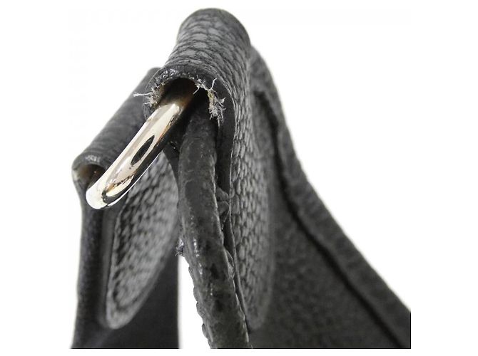 Borsa a Spalla Hermès Vespa GM in Togo Nero - vista 6