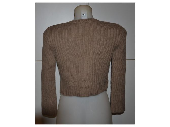 Moschino Cheap And Chic Cardigan Beige Baumwolle - Ansicht 4