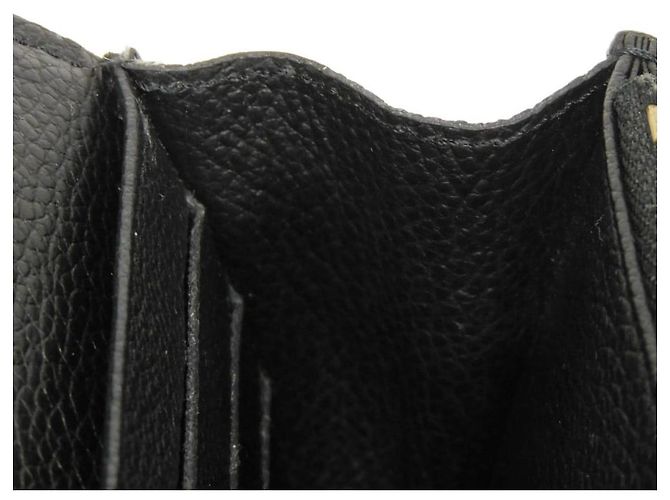 Portafoglio Lungo Sarah Monogram Empreinte di Louis Vuitton Nero - vista 10