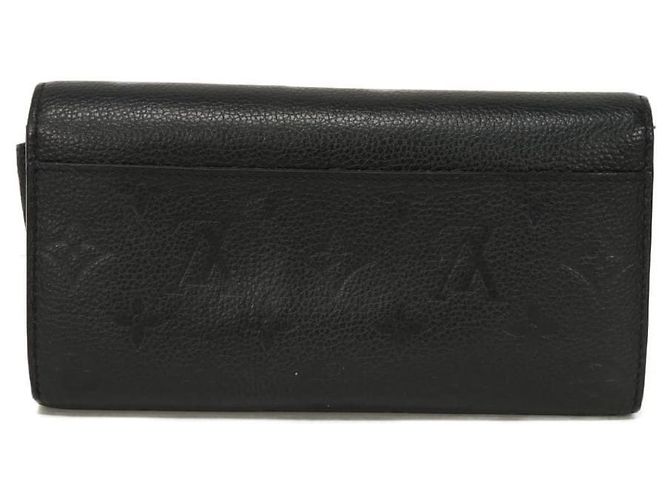 Portafoglio Lungo Sarah Monogram Empreinte di Louis Vuitton Nero - vista 3
