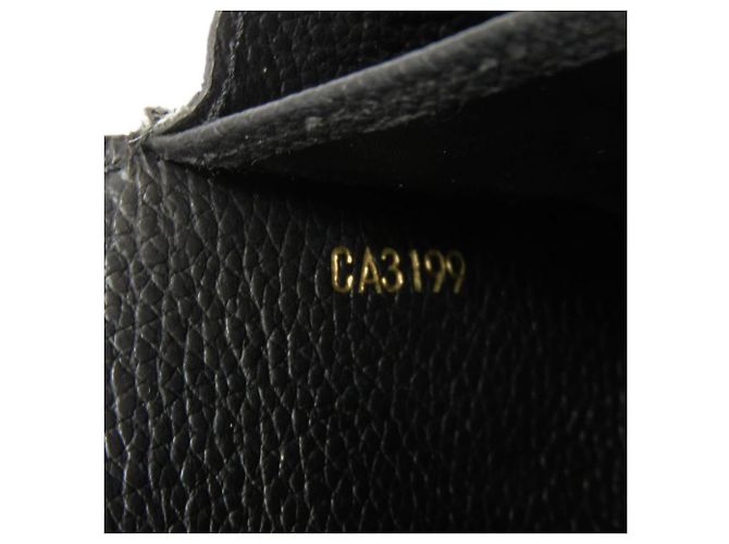 Portafoglio Lungo Sarah Monogram Empreinte di Louis Vuitton Nero - vista 8