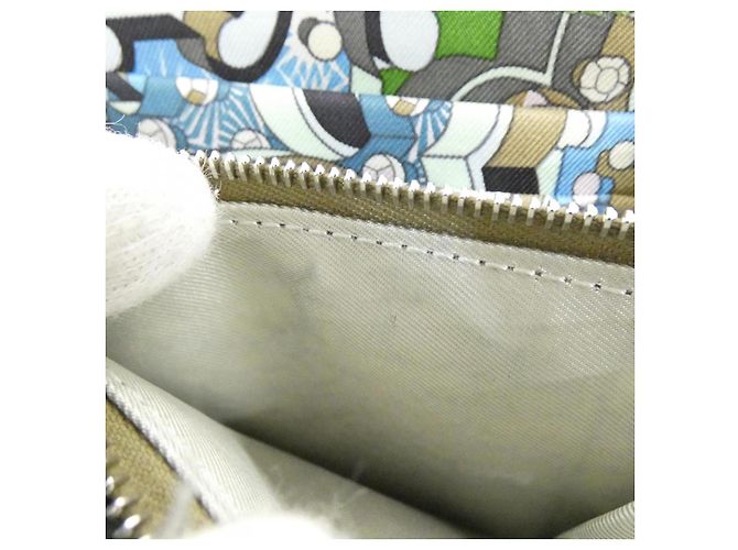 Silk In Portafoglio in seta compatto Epsom Hermès ELECTRIQUE Blu - vista 8