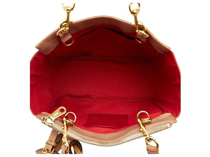 Chloé Chloe Eden Leder 2-Wege Schultertasche Pink - Ansicht 10