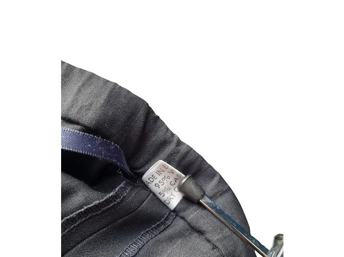 Autre Marque Pantalones de rayas Shirin Guild negros de pierna ancha - vista 5