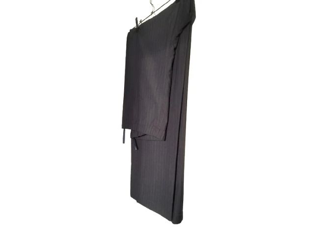 Autre Marque Pantalones de rayas Shirin Guild negros de pierna ancha - vista 6