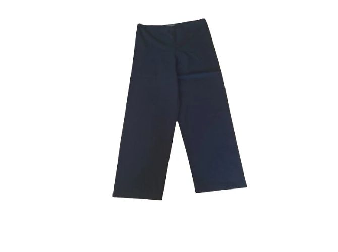 Autre Marque Pantalones de rayas Shirin Guild negros de pierna ancha - vista 9