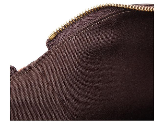 Borsa a spalla/tote bag Louis Vuitton Monogram Vernis Bellevue GM Bordò Porpora - vista 8