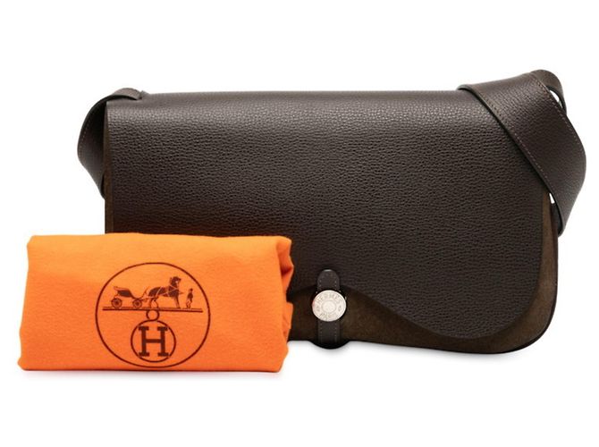 Borsa a Spalla Colorado MM Hermès Marrone - vista 7