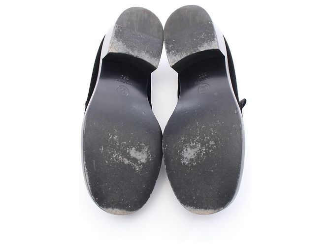 Timeless Mocassini in tessuto Chanel Nero - vista 4