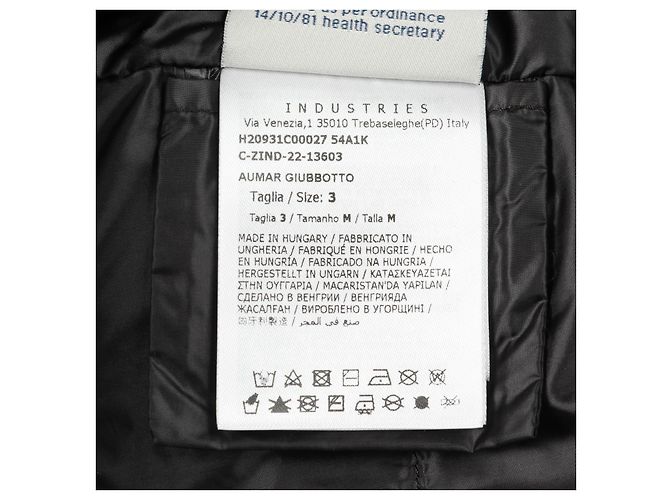 Moncler AUMAR Polyester Down Jacket Black - view 6