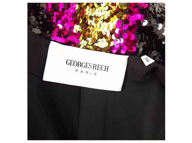 Georges Rech Jacke mit bunten Pailletten Mehrfarben - Ansicht 3