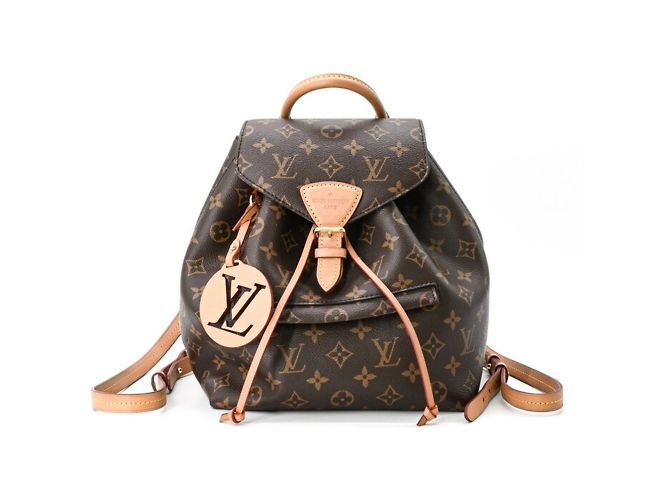 Louis Vuitton Montsouris NM PM Rucksack Braun Monogramm - Ansicht 2