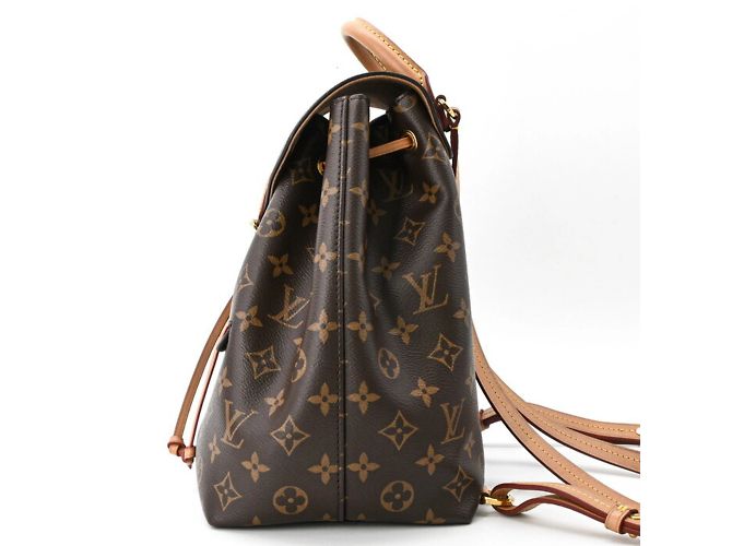 Louis Vuitton Montsouris NM PM Rucksack Braun Monogramm - Ansicht 5