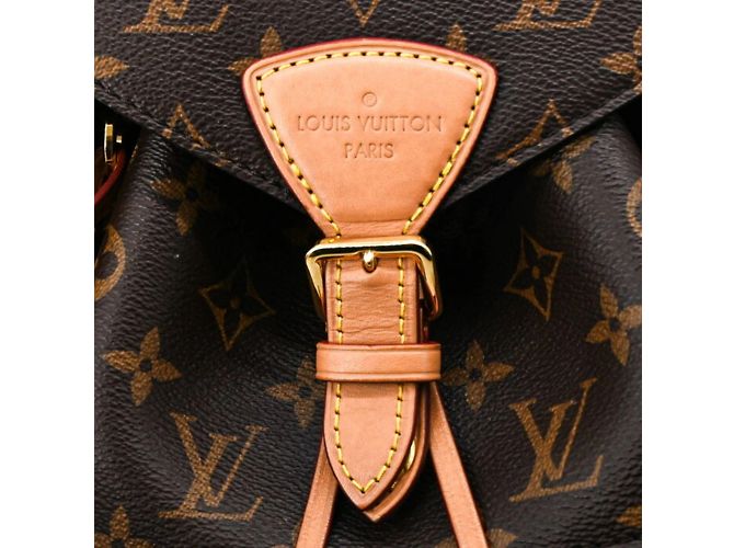 Louis Vuitton Montsouris NM PM Rucksack Braun Monogramm - Ansicht 8