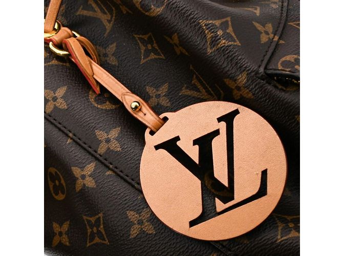 Louis Vuitton Montsouris NM PM Rucksack Braun Monogramm - Ansicht 9