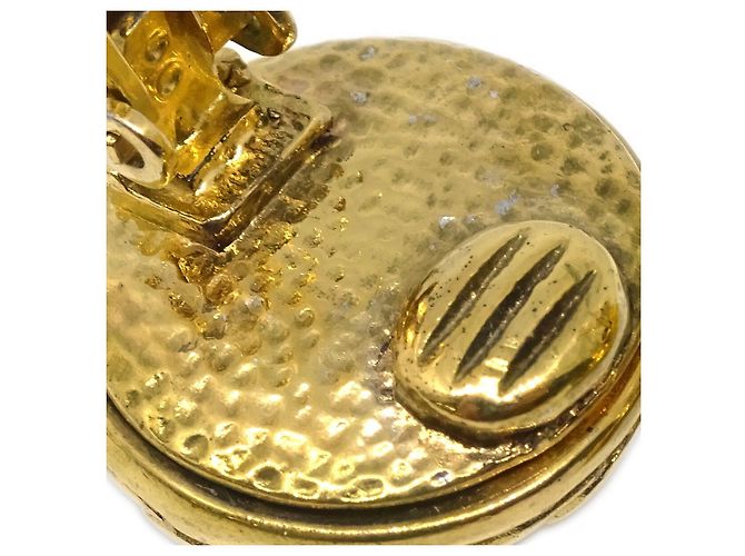 Chanel CC Round Metal and Crystal D'oro - vista 4