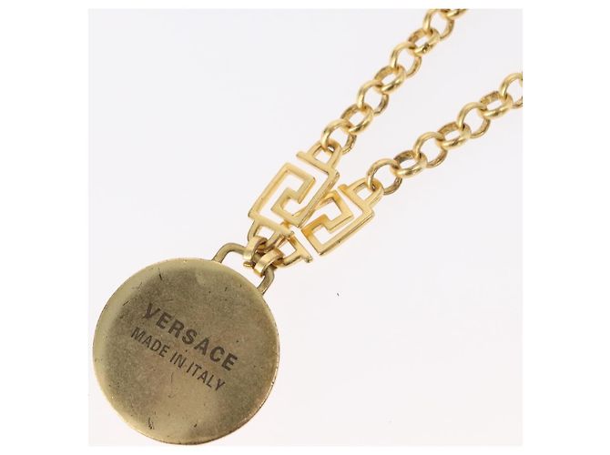 Collier Pendentif Méduse en Métal Versace - vue 5