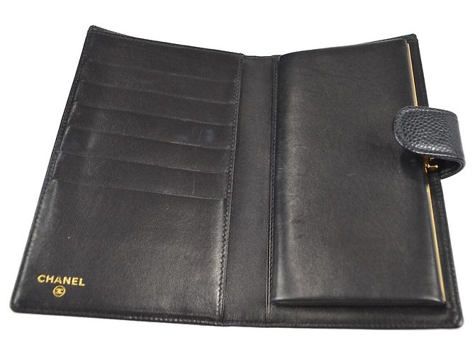 Chanel Timeless CC French Caviar Long Negro - vista 3