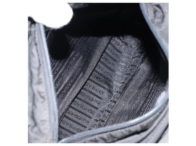 Prada Vintage Tote Tessuto Nero - vista 5