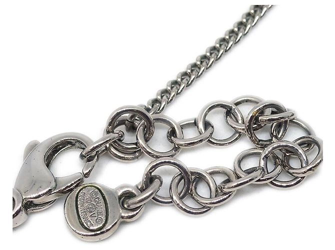 Pendente Chanel CC Cluster in metallo con cristalli Argento - vista 4