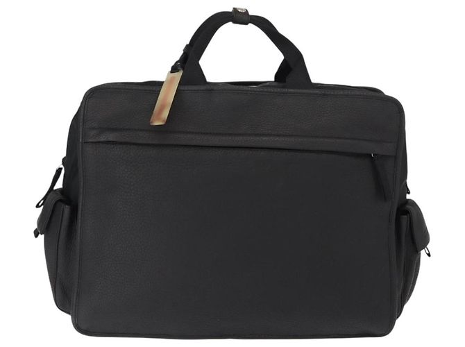 Borsa sportiva Prada in nylon e pelle Nero - vista 2