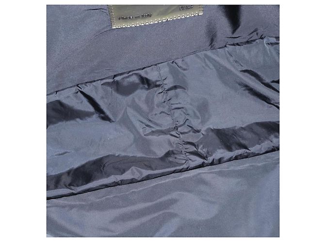 Borsa sportiva Prada in nylon e pelle Nero - vista 5