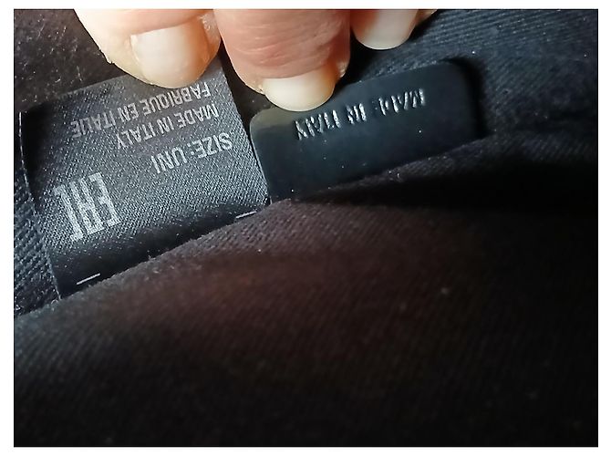 Marni Marcel Tasche Zweifarbig Schwarz Weiß Leder Canvas - Ansicht 13