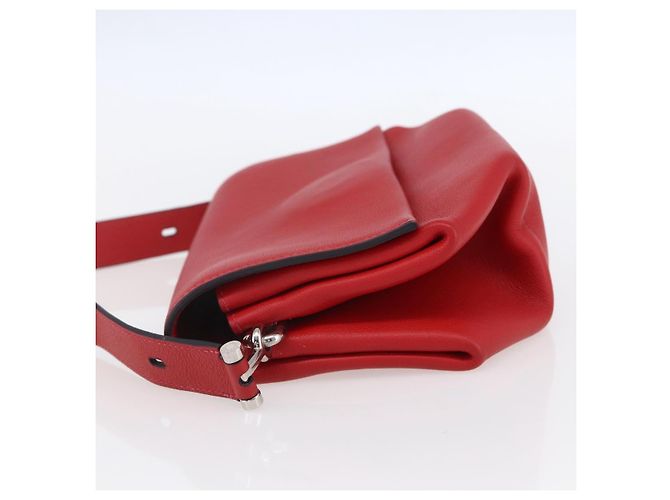 Borsa Opli Novillo 24 di Hermès Rosso - vista 3