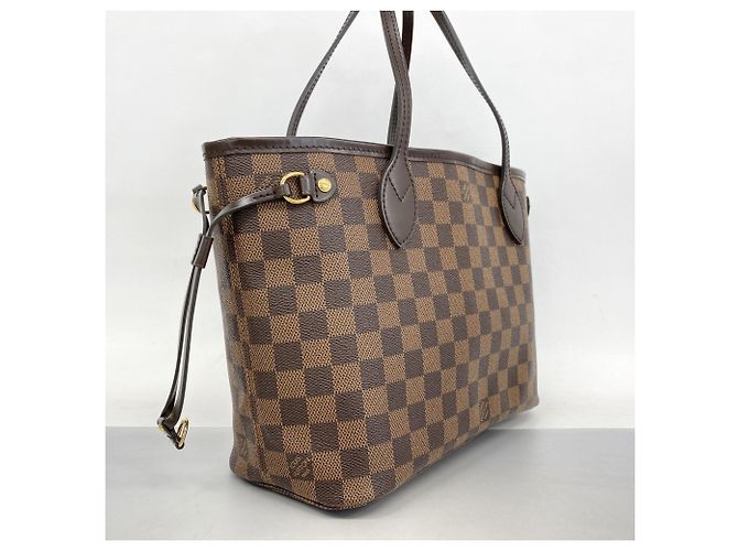 Borsa Tote Louis Vuitton Damier Neverfull PM N41359 Ebano Damier ebene - vista 2