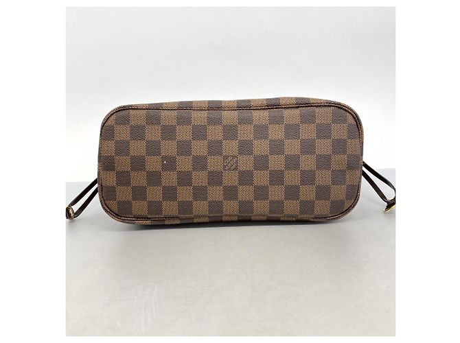 Borsa Tote Louis Vuitton Damier Neverfull PM N41359 Ebano Damier ebene - vista 3