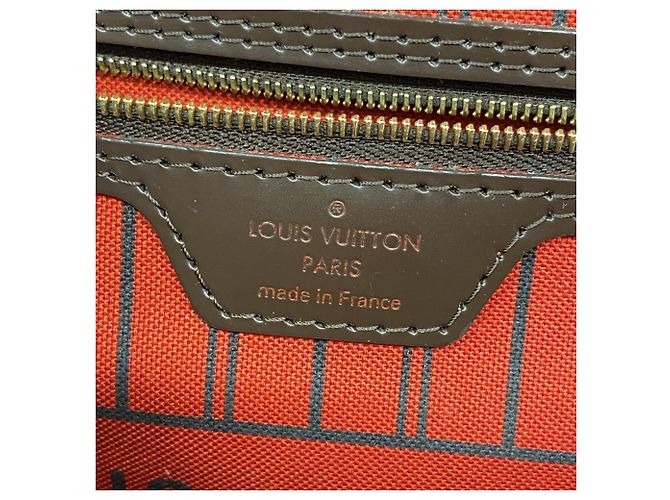 Borsa Tote Louis Vuitton Damier Neverfull PM N41359 Ebano Damier ebene - vista 5