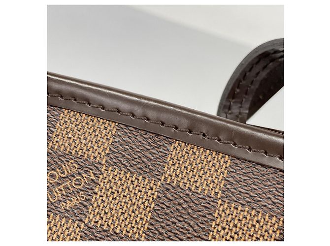 Borsa Tote Louis Vuitton Damier Neverfull PM N41359 Ebano Damier ebene - vista 8