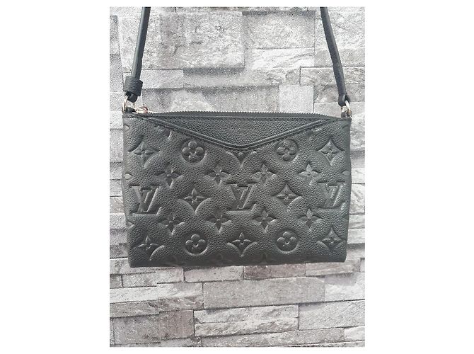 Louis Vuitton Pallas BB Pelle Monogramma Nera Nero - vista 2