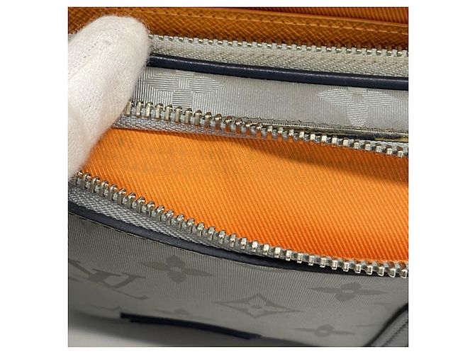 Borsa Clutch Alpha Satellite Monogram Louis Vuitton Marrone - vista 13
