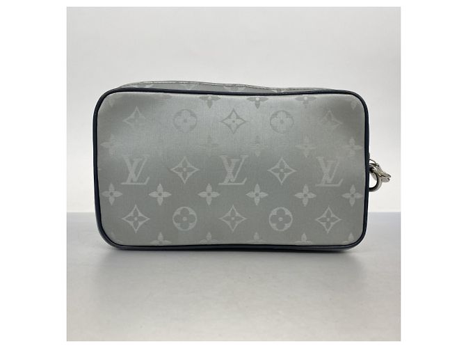 Borsa Clutch Alpha Satellite Monogram Louis Vuitton Marrone - vista 14