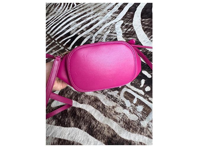 Zaino Chanel in pelle rosa - vista 8