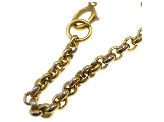 Pendente in metallo a forma di cuore CC di Chanel D'oro - vista 7