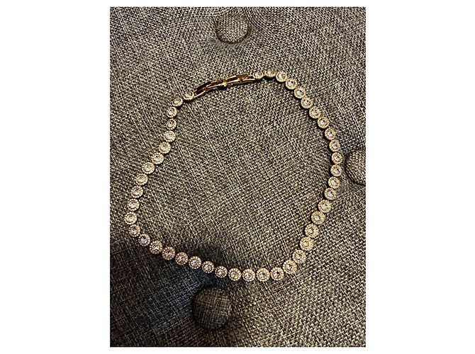 COLLANA SWAROVSKI UNA ANGELIC ROSE GOLD - NUOVA MAI INDOSSATA - vista 4