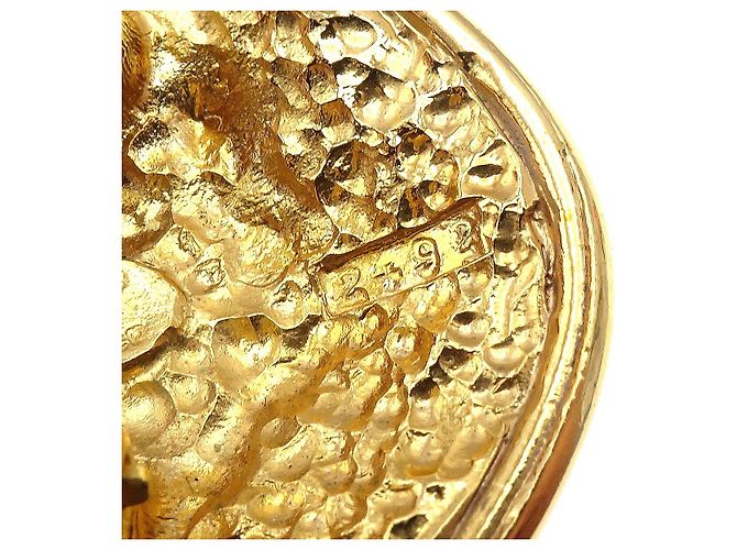 Chanel Vintage Diamant-Clip-Ohrringe vergoldet Golden - Ansicht 5
